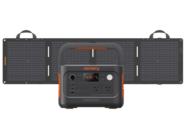 JACKERY ジャクリ JSG0610A 携帯型ワット数+コンパクトソーラーパネルセット Jackery Solar Generator 600Plus 100W Mini