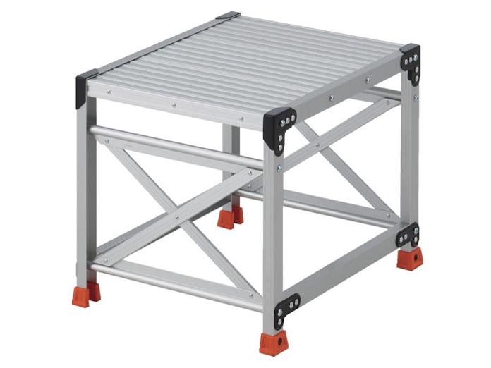 TRUSCO トラスコ中山 TRUSCO 御役目用踏台 1段 高さ0.5m 天板500×600 (TSF1565 8000)