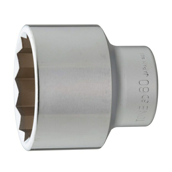 TONE ＴＯＮＥ（前田金属工業）　ソケット（１２角）　６０ｍｍ 6D-60 1223798