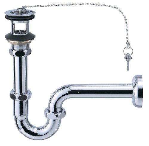 SANEI(旧社名:三栄水栓製作所) アフレ付Pトラップ 洗面用品 オーバーフロー用 アジャスト付 排水栓外径:54mm H71-32