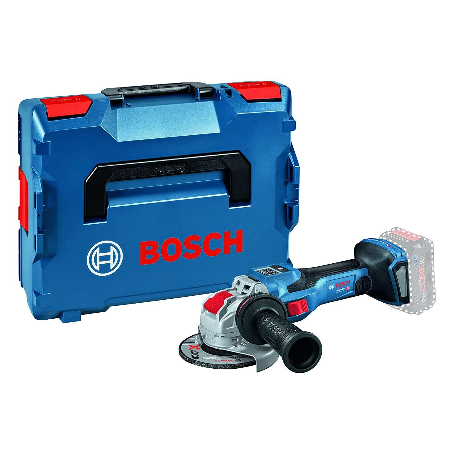 BOSCH ボッシュ Bosch Professional(ボッシュ) 18V コードレスディスクグラインダー X-LOCK (本体のみ・キャリングケース付) GWX18V-15SC5H