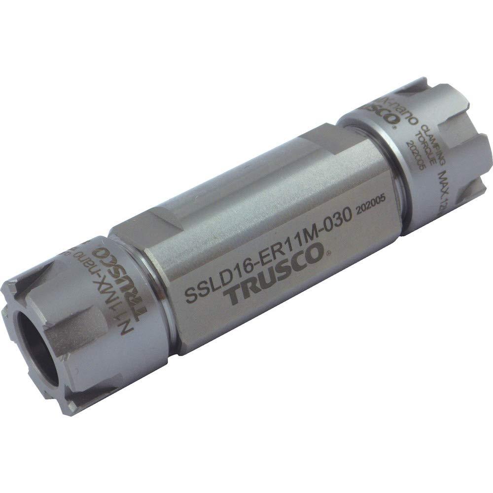 TRUSCO トラスコ中山 TRUSCO NC旋盤用コレットホルダ ERM両頭コレットホルダSSLD型(インチ) シャンク径1” 全長126 ER20用