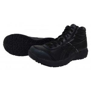 ASICS アシックス [アシックス] ワーキング 安全靴/作業靴 ウィンジョブ CP701 JSAA A種先芯 耐滑ソール 天然皮革 fuzeGEL搭載 ブラック/ブラック 25.0｜ECJOY！プレミアム店