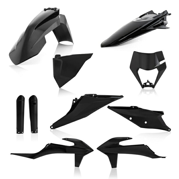 アチェルビス(ACERBIS) PLASTICフルキット EXC/F 20- BK AC-24054BK XC-W 20- #090