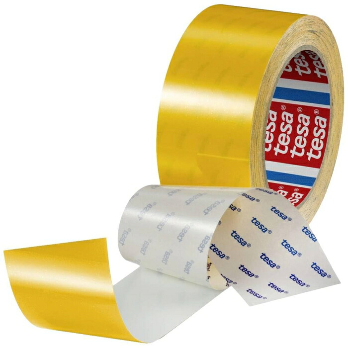 テサテープ(Tesa Tape) tesa 高耐久伝達ルート磁気テープ テサ60960 黄 50mm×20m (609605020Y 4294)