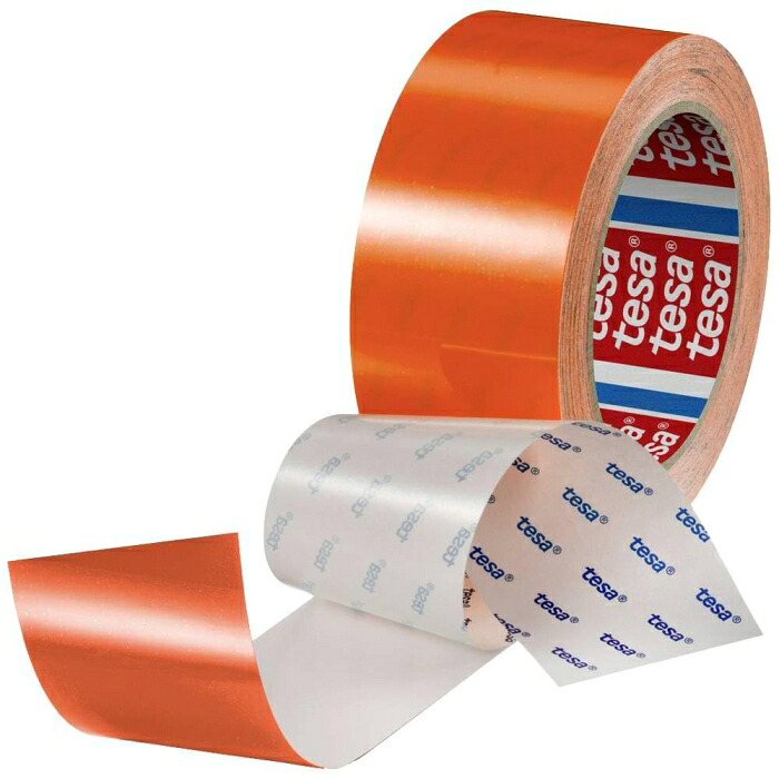 テサテープ(Tesa Tape) tesa 高耐久伝達ルート磁気テープ テサ60960 オレンジ色 50mm×20m (609605020OR 4294)