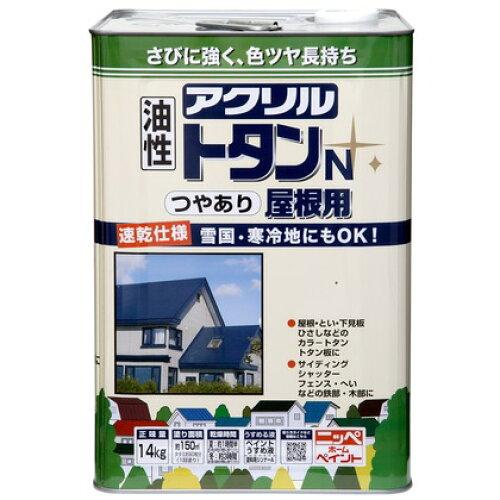 ニッペホームプロダクツ 油性アクリルトタンN屋根用 こげ茶 14K|ECJOY!プレミアム店