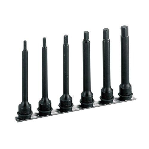 TONE 差しひびき用ロングヘキサゴンソケットセット(保持者付) 6pcs code:8109173