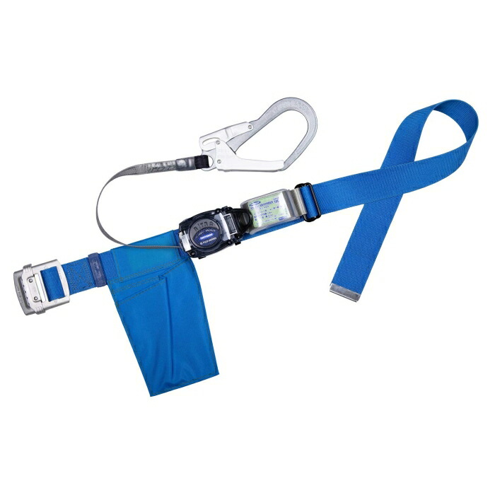 藤井電工 ツヨロン 胴ベルト型墜落制止用器具 TB-RL-593 リトラ(ロックなし) アルミ軽量タイプ 青 Lサイズ (TBRL593BL4LBP 4062)
