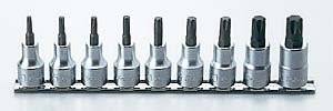山下工業研究所 コーケン 1/2(12.7mm)トルクスビットソケットレールセット 9ヶ組 RS4025/9-L60