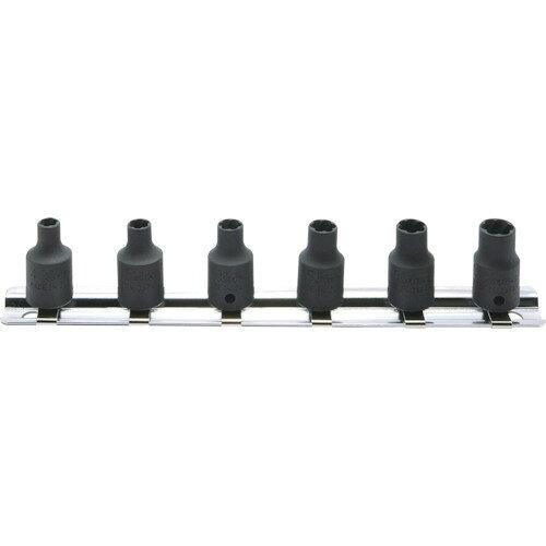 山下加工科学研究所 コーケン 6.35粍差込 ナットツイスターレールセット 6ヶ組 (RS21276 2195)