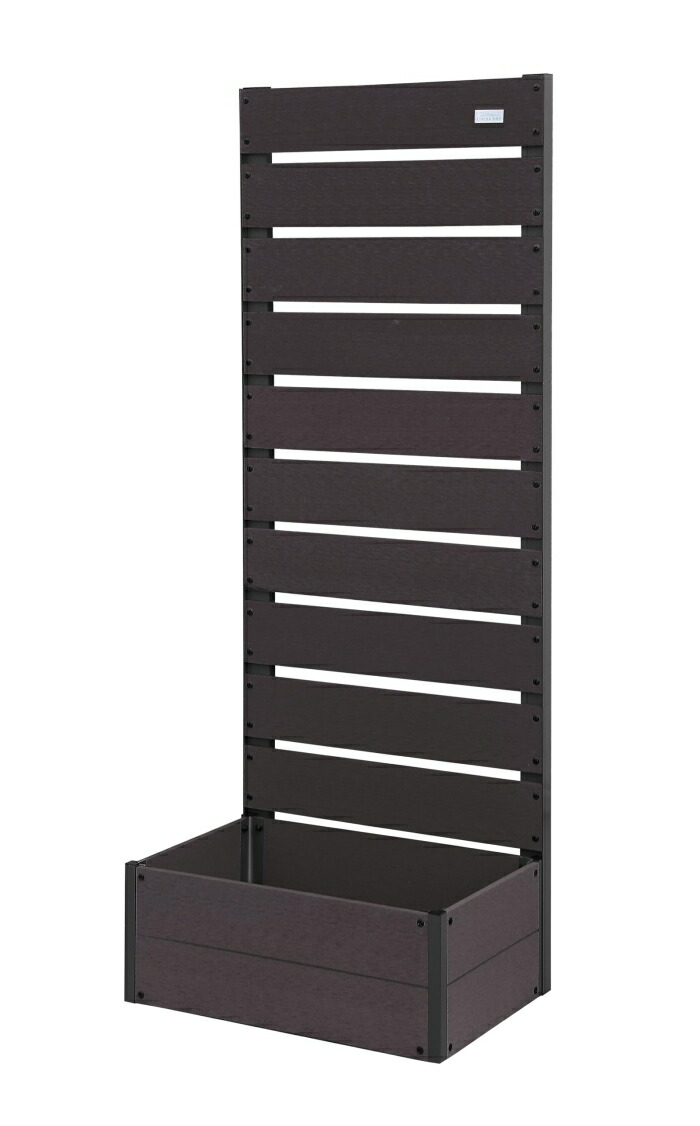 リビングアウト（Living Out） プランターラティス 木製ダークブラウン Amazon | リビングアウト(Living Out) プランターラティス 木製