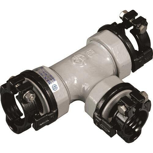 川西水道機器 SKカワニシ 鋼管用継手 SKXナット付チーズ32×32 (SKXNT32X32 1222)