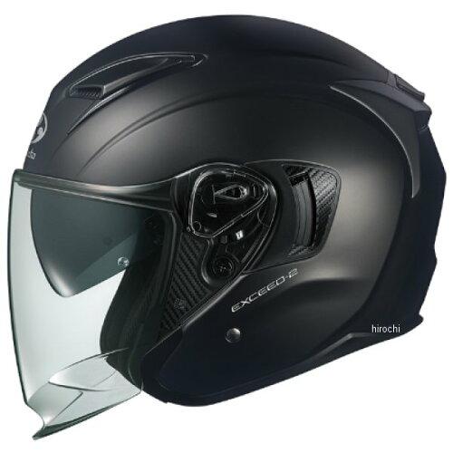 OGK KABUTO(オージーケーカブト) 【必ず購入前に仕様をご確認下さい】EXCEED2:フラットブラック Lサイズ(59-60)