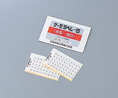日油技研工業 サーモラベル(R)Sシリーズ(不可逆/5点式)　20枚入 5S-60 1箱(20枚入)