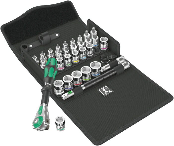 Wera Werkzeuge Wera 8100SB サイクロップスピードラチェットセット(オールイン) 3/8 (003536 1361)