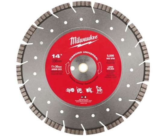 ミルウォーキーツール・ジャパン合同会社 ミルウォーキー 14インチ(356mm)ダイヤモンドブレード(セグメントウェーブ型) (49937140 7317)｜ECJOY！プレミアム店