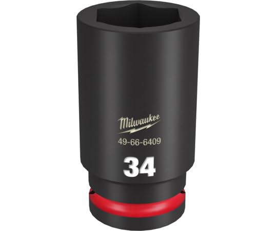 ミルウォーキーツール・ジャパン合同会社 ミルウォーキー SHOCKWAVE IMPACT DUTY ディープインパクトソケット 3/4インチ(19mm)角 34mm (49666409 7317)