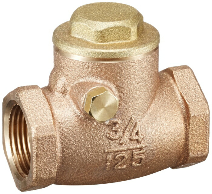 大和弁膜 スイングチェッキ 青銅 125型 50A (BC50A 8194)