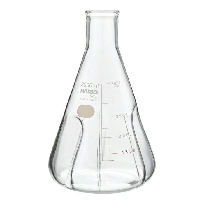 HARIO(ハリオ) HARIO バッフル付き三角フラスコ3000ml (BSF3LSCI 6410)