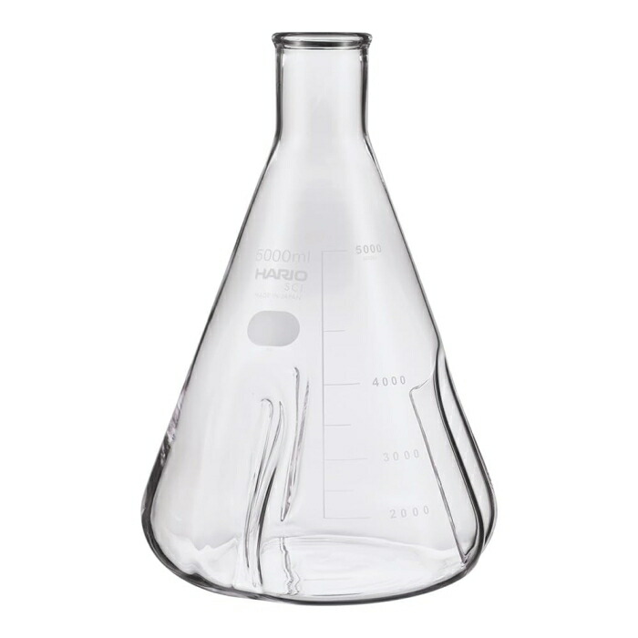 HARIO(ハリオ) HARIO バッフル付き三角フラスコ5000ml (BSF5LSCI 6410)