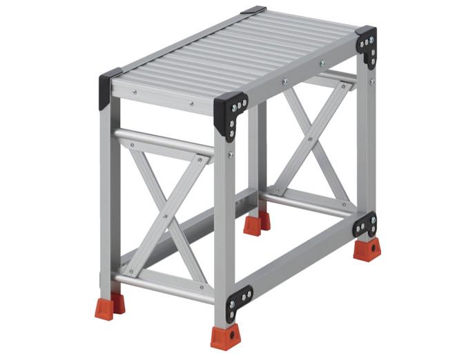 TRUSCO トラスコ中山 TRUSCO やり方用踏台 1段 高さ0.5m 天板300×600 (TSF1365 8000)