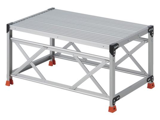 TRUSCO トラスコ中山 TRUSCO やり方用踏台 1段 高さ0.5m 天板1000×600 (TSF11065 8000)