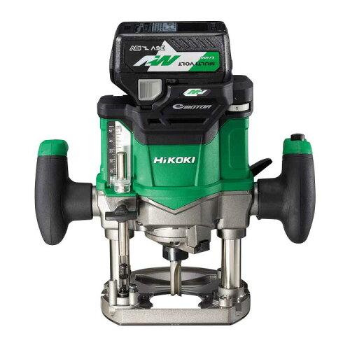 工機ホールディングス HiKOKI(ハイコーキ) 36V コードレス ルーター 軸径6mm 8mm 12mm 取り付け可能 蓄電池1個・充電器・システムケース付き M3612DA(XP)