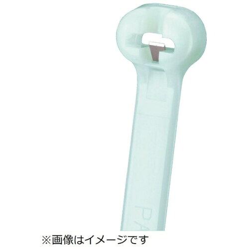パンドウイットコーポレーション パンドウイット ステンレス爪ロック式ナイロン結束バンド ナチュラル 幅2.4mm