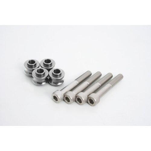 アクティブ(ACTIVE) HYPER PRO (ハイパープロ) オフセットカラー 9.5mm SIL ＆ クロモリキャップボルト ボルト M10xP1.25 70mm 各4個入 品番:1470084S