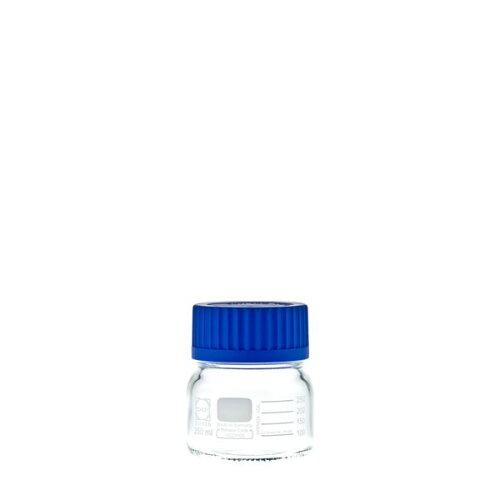柴田科学の科目 ねじ口びん 広口 青旗がしら付 250mL 017250-250A 1箱(10個入)