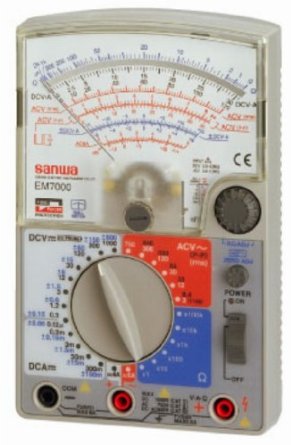 三和明かり表示計器 アナログマルチテスタ ＦＥＴ陰電子テスタ EM7000 1個