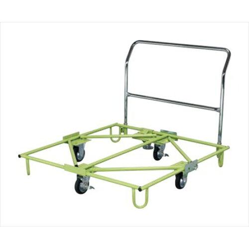 サカエ 脂調色板手押し車 立ち会い場ストッパー付 1105×1245×912粍 SC-110FT (2230829)