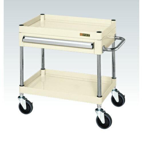 サカエ CSパール手押し車中量印字機 抽き出し付 象牙色 CSP-7562ASEI (2229671) DIY・工具-花・ガーデン・DIY-その他