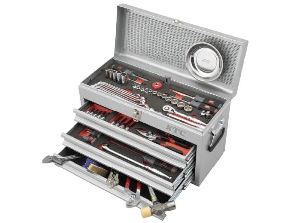 京都機械工具 SK38026XS [9.5sq.標準尺度仕掛ける80点(しろがね色)]