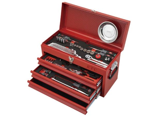 京都機械工具 SK36626XR [9.5sq.スタンダードセット66点(レッド)]