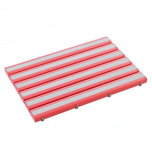 テラモト 抗菌滑り止め安全スノコ（完成品）　600×900　ピンク MR-098-441-5 1枚