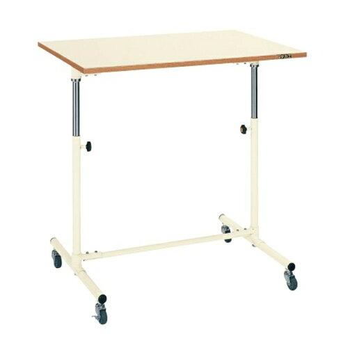 サカエ 軽量セルワーク作業台移動式 ポリエステル天板 900×600×700mm アイボリー塗装 CL-9060PI (2228809)