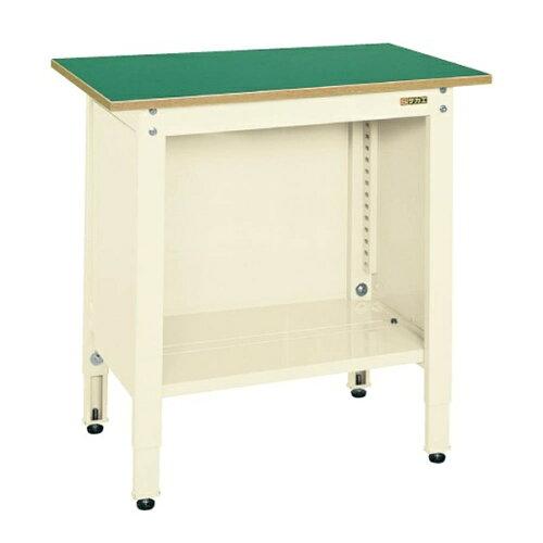 サカエ 一人用進め方台 高さ合わせる印字機 900×600×800粍 象牙色 TCP-096I (2228647)