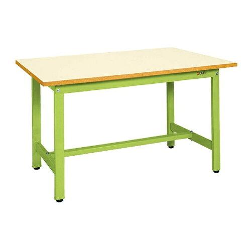 サカエ 軽量作業台KKタイプ 抗菌加工 ポリエステル天板 1500×600×740mm KK-58NIG (2228380)