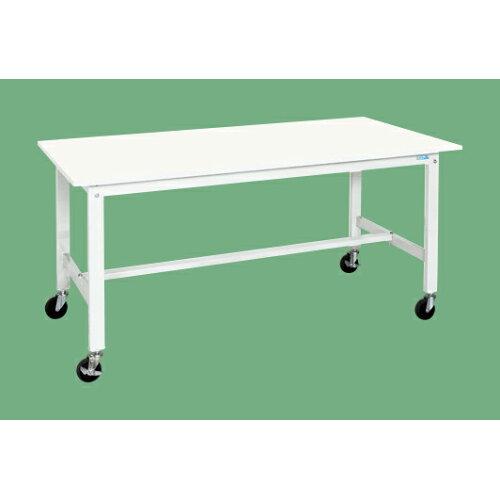 サカエ 軽量作業台KKタイプ 抗菌・抗ウイルス加工 キャスター付 1200×750×840mm KK-49VPWSE (2228452)