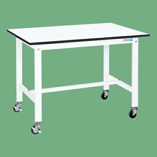サカエ 軽量作業台KKタイプ パールホワイト キャスター付 1200&times;600&times;810mm KK-48LB1W (2228426)｜ECJOY！プレミアム店