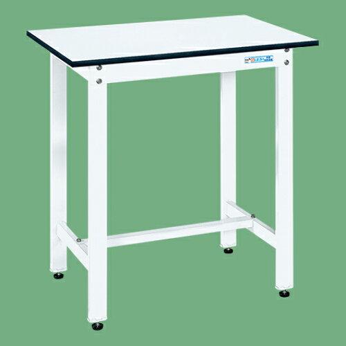 サカエ 軽量作業台KDタイプ 抗菌加工 パールホワイト 900×900×900mm KD-30LW (2228514)