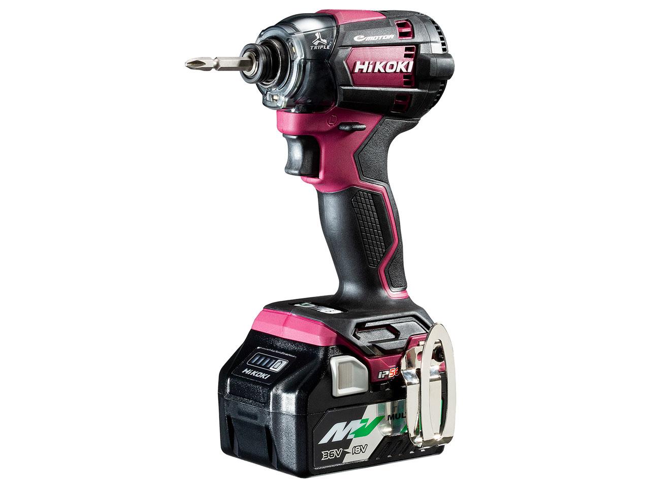 工機ホールディングス HiKOKI(ハイコーキ) 18V 充電式 インパクトドライバー 最大締付トルク180N・m フレアレッド 畜電池、充電器、ケース、ビット別売り WH18DC (NNR)｜ECJOY！プレミアム店