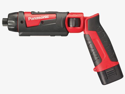 PANASONIC パナソニック Panasonic 充電スティックドリルドライバー 7.2V 赤 電池2個付き (EZ7421F07DR 5018)