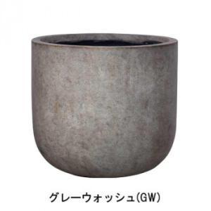 グリーンポット貿易部 グリーンポット 植木鉢 ベルベット Uポット グレーウォッシュ 40cm AN-BU4044GW (2177830)