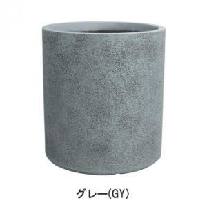 グリーンポット貿易部 グリーンポット 植木鉢 グレイニー シリンダー グレー 40cm GA-3240GY (2178050)