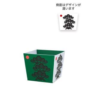 ケー・イー・アイ NY和風紙ポット11cm角 縄模様/三つ笠松/七宝/梅結び/南天 (NY554-A)【入数:50】|ECJOY!プレミアム店