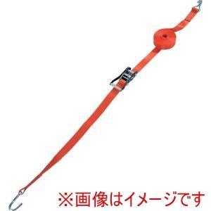 TRUSCO トラスコ中山 TRUSCO ベルト荷締機ワイドハンドル 50mm幅 巻取側5M 764kg Jフックタイプ JIS規格品 (GV50A750J50 3100)