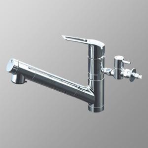 KVK 浄水器内蔵用シングルシャワー付雑ぜ合わせる栓(e生き肝)(分岐止水栓付) KM6001EC2TU